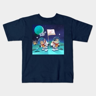 my little gang in space Kids T-Shirt